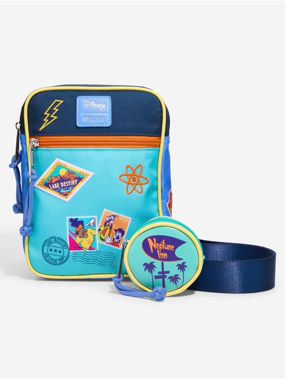 New Disney A Goofy Movie Stamps Travel Crossbody Bag